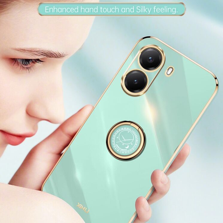 Защитный чехол XINLI Porcelain Ring для Xiaomi Poco X7 Pro - Blue: фото 2 из 6