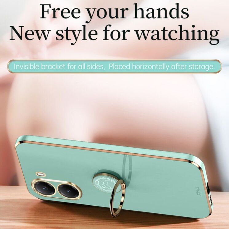 Защитный чехол XINLI Porcelain Ring для Xiaomi Poco X7 Pro - Blue: фото 3 из 6