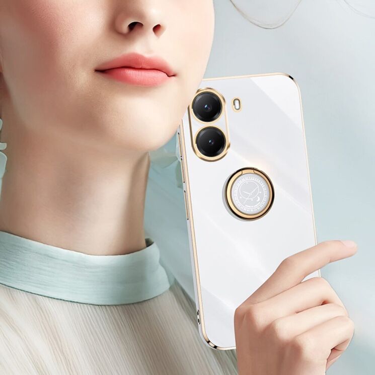 Защитный чехол XINLI Porcelain Ring для Xiaomi Poco X7 Pro - Blue: фото 4 из 6
