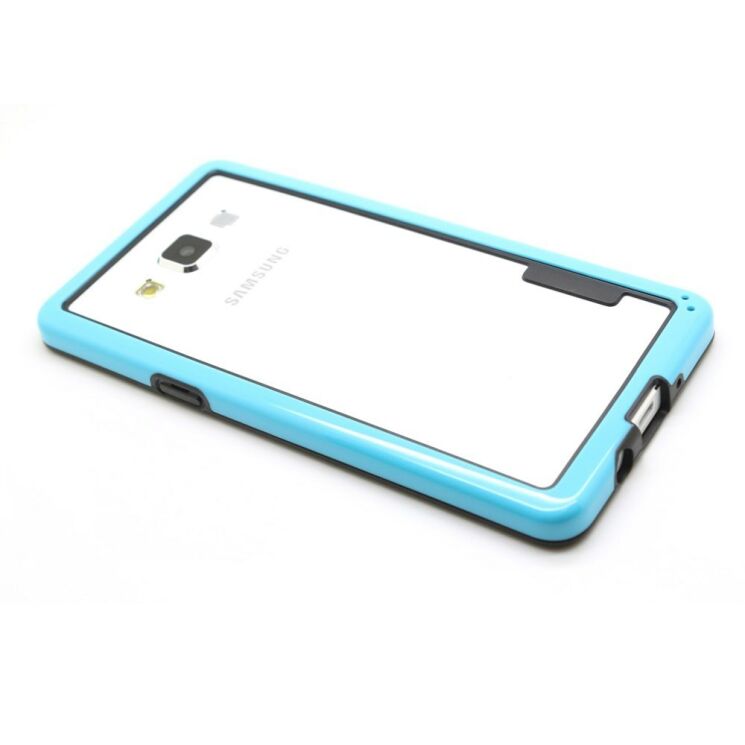 Защитный бампер Deexe Solid Bumper для Samsung Galaxy A5 (A500) - Blue: фото 2 из 16