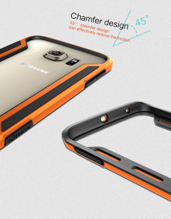 Захисний бампер NILLKIN Slim Border Series для Samsung Galaxy S6 edge (G925) - Black: фото 14 з 19