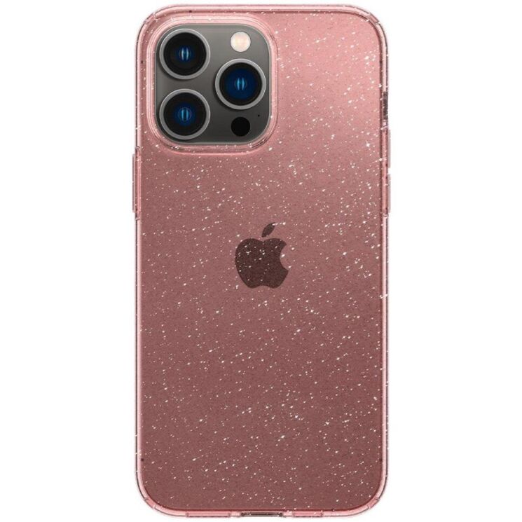 Защитный чехол Spigen (SGP) Liquid Crystal Glitter для Apple iPhone 14 Pro - Rose Quartz: фото 4 из 13