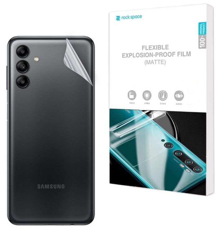 Антиблікова плівка на задню панель RockSpace Explosion-Proof Matte для Samsung Galaxy A04s (A047): фото 1 з 9