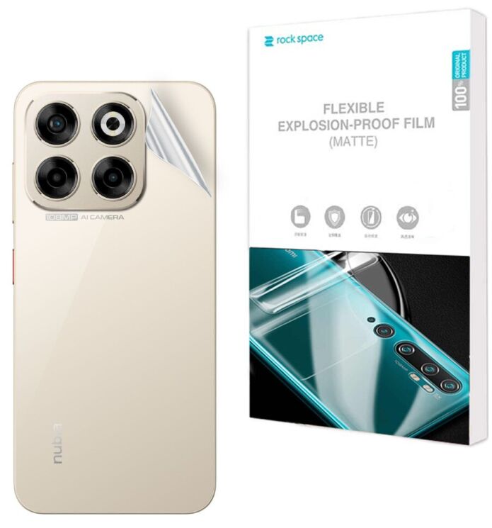 Антиблікова плівка на задню панель RockSpace Explosion-Proof Matte для ZTE Nubia V70: фото 1 з 1