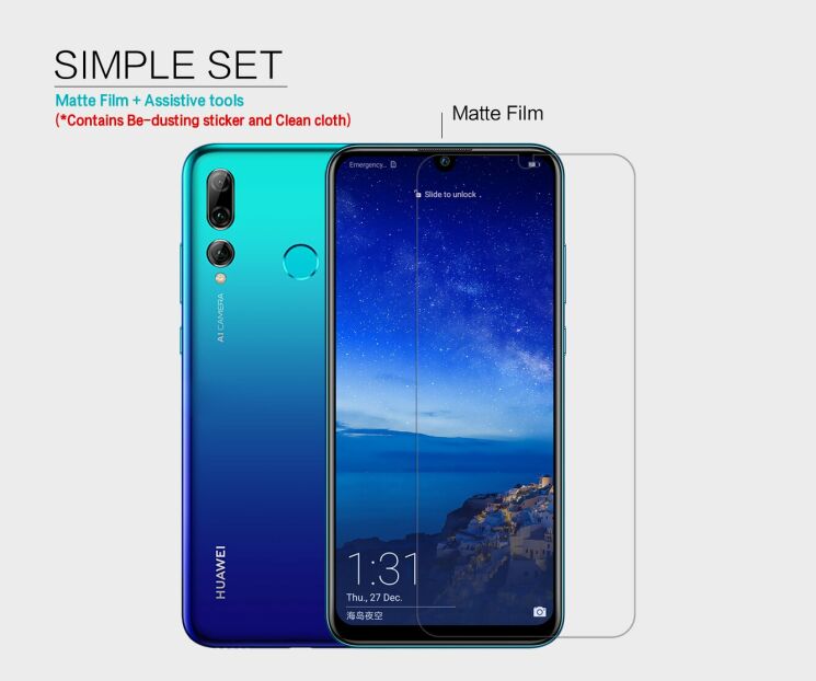 Антибликовая пленка NILLKIN Matte для Huawei P Smart Plus 2019: фото 11 из 13