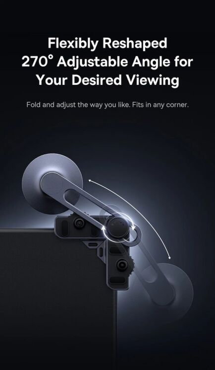 Автомобільний тримач Baseus MaxView Magnetic Car Mount (C40180701813-00) - Grey: фото 11 з 24