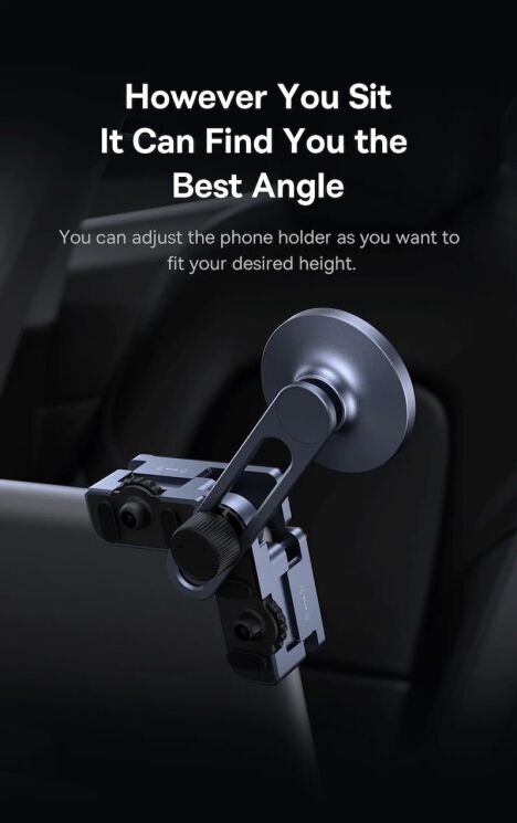 Автомобільний тримач Baseus MaxView Magnetic Car Mount (C40180701813-00) - Grey: фото 12 з 24