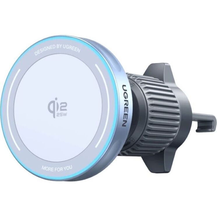 Автомобильный держатель с беспроводной зарядкой UGREEN W758 Magnetic Qi2.2 (25W) 55967 - Starlight Blue (982711L) Автомобильный держатель с беспроводной зарядкой UGREEN W758 Magnetic Qi2.2 (25W) 55967 - Starlight Blue: фото 3 из 13