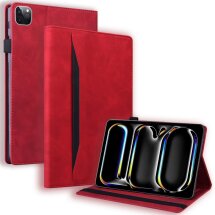 Чехол Deexe Business Style для Apple iPad Pro 11 (2024) - Red: фото 1 из 6