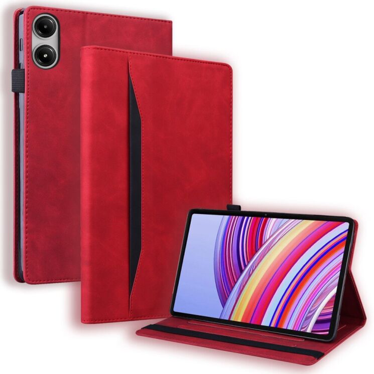 Чехол Deexe Business Style для Xiaomi Redmi Pad Pro - Red: фото 1 из 10