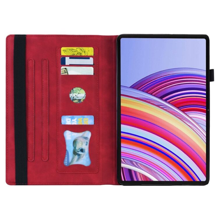 Чехол Deexe Business Style для Xiaomi Redmi Pad Pro - Red: фото 2 из 10