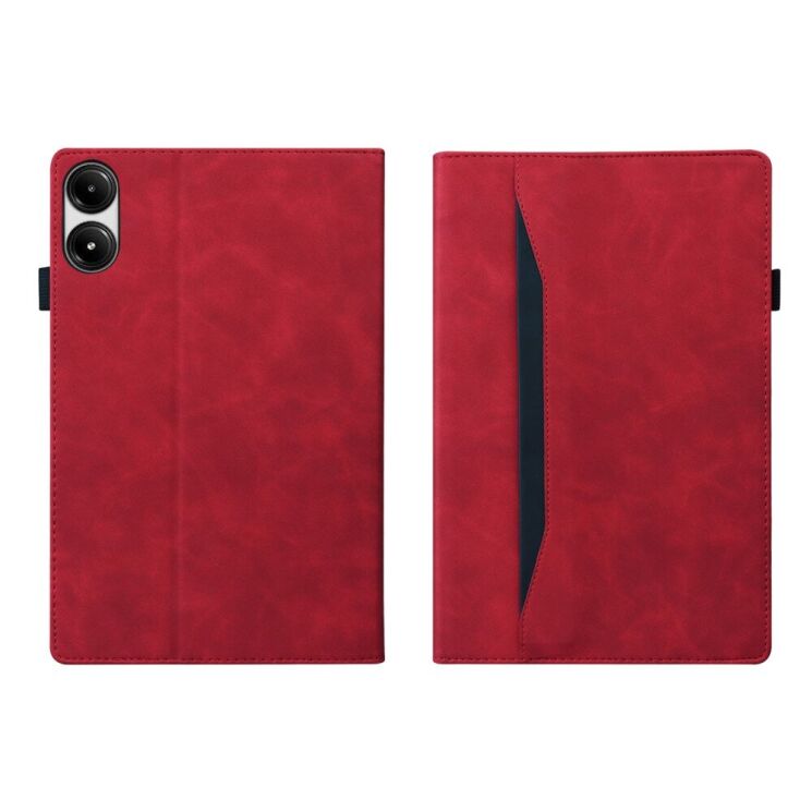 Чехол Deexe Business Style для Xiaomi Redmi Pad Pro - Red: фото 6 из 10