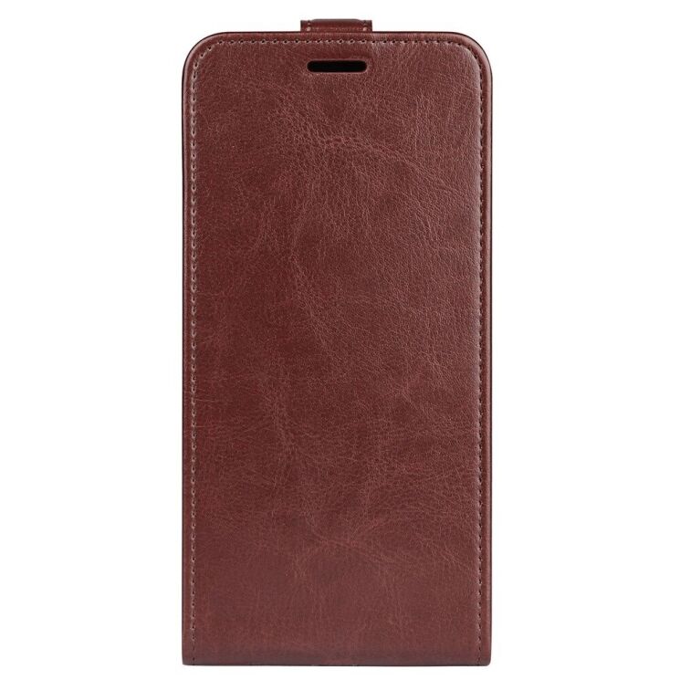 Чехол Deexe Flip Case для Motorola Moto G32 - Brown: фото 2 из 8
