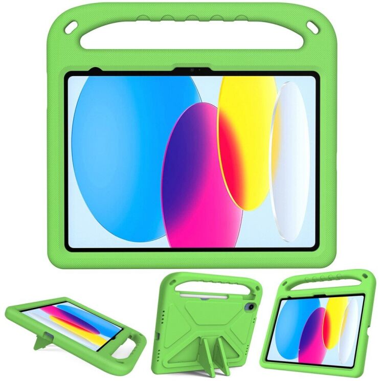 Чохол Deexe KickStand Cover для Apple iPad 10.9 (2022) / iPad 11 (2025) - Green: фото 2 з 6
