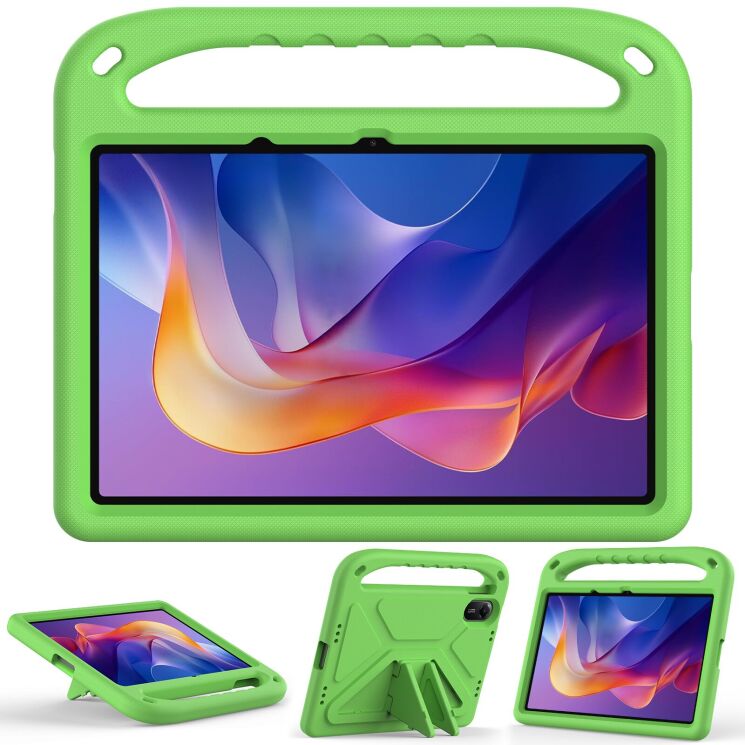 Чохол Deexe KickStand Cover для Xiaomi Redmi Pad 2 - Green: фото 2 з 7