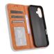 Чехол Deexe Retro Style для Apple iPhone 16 - Brown (366449Z). Фото 4 из 8