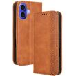 Чехол Deexe Retro Style для Apple iPhone 16 - Brown (366449Z)