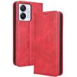 Чехол Deexe Retro Style для Blackview Color 8 / Oscal Modern 8 - Red (378002R)