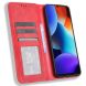 Чехол Deexe Retro Style для Blackview Color 8 / Oscal Modern 8 - Red (378002R). Фото 2 из 7
