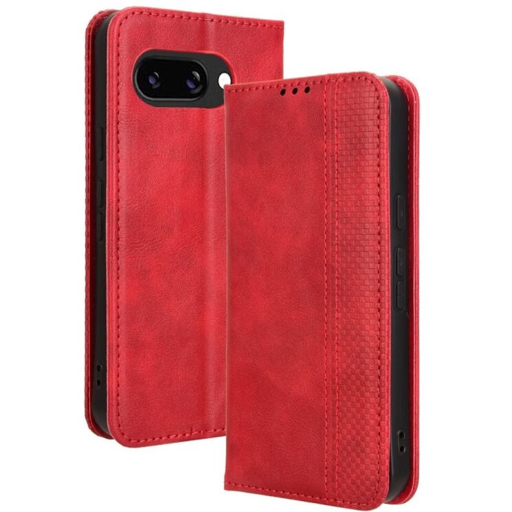 Чехол Deexe Retro Style для Google Pixel 9a - Red: фото 1 из 7