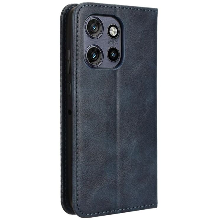 Чохол Deexe Retro Style для Motorola Edge 50 Neo - Blue: фото 6 з 7