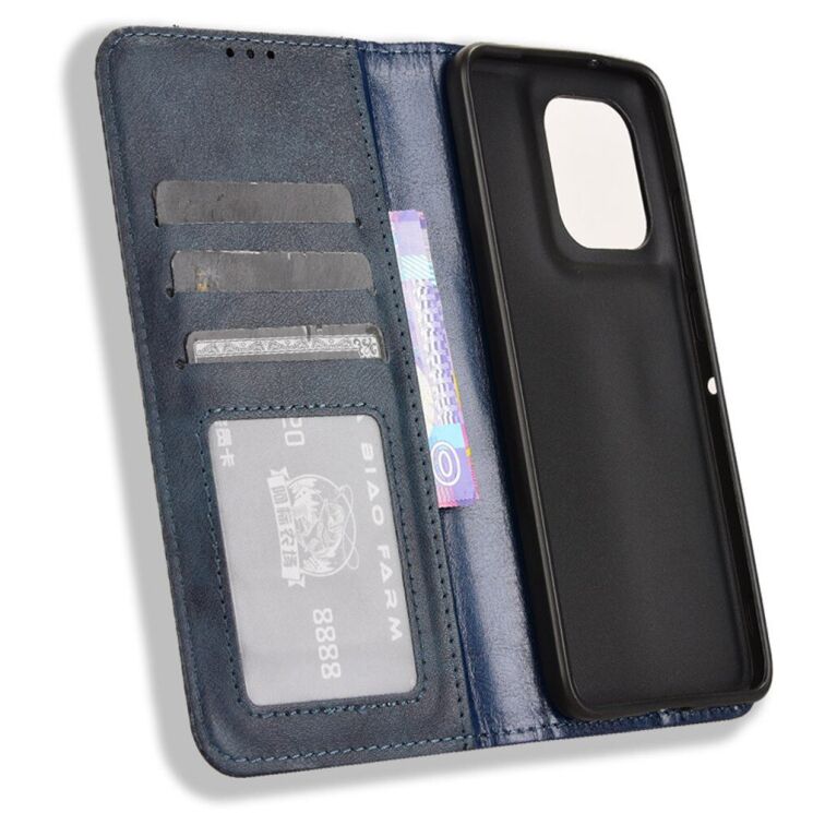 Чохол Deexe Retro Style для Motorola Edge 50 Neo - Blue: фото 4 з 7
