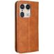 Чехол Deexe Retro Style для Motorola Edge 50 Ultra - Brown (354011Z). Фото 6 из 7