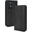 Чохол Deexe Retro Style для OPPO Reno 7 Pro - Black (295617B)