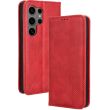Чехол Deexe Retro Style для Samsung Galaxy S23 Ultra (S918) - Red (321051R)