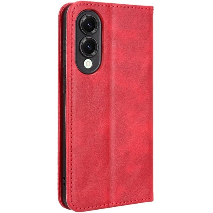 Чехол Deexe Retro Style для Samsung Galaxy S25 Edge (S937) - Red: фото 6 из 7