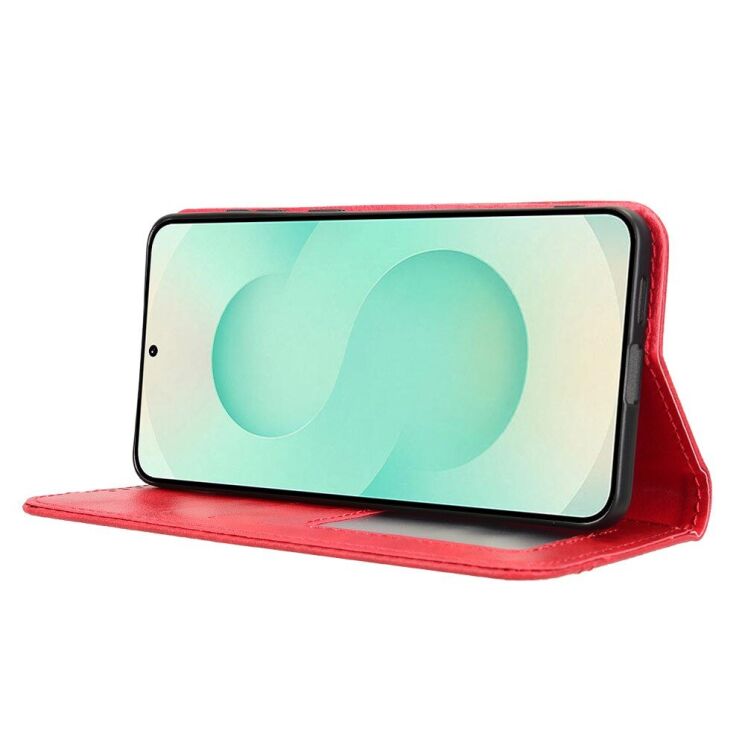 Чехол Deexe Retro Style для Samsung Galaxy S25 Edge (S937) - Red: фото 4 из 7
