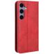 Чехол Deexe Retro Style для Samsung Galaxy S25 Plus (S936) - Red (376025R). Фото 6 из 7
