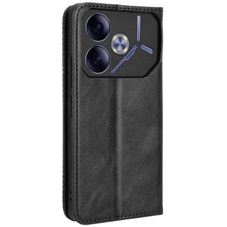 Чохол Deexe Retro Style для TECNO Pova 6 - Black: фото 5 з 7