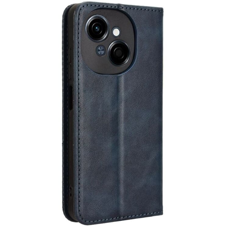 Чехол Deexe Retro Style для TECNO Spark Go 1 - Blue: фото 6 из 7