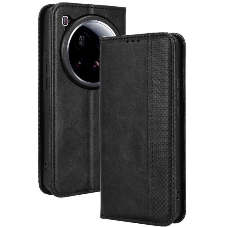 Чохол Deexe Retro Style для Xiaomi 15 Ultra - Black: фото 8 з 18