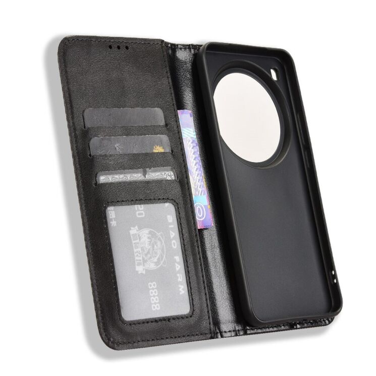 Чохол Deexe Retro Style для Xiaomi 15 Ultra - Black: фото 4 з 18