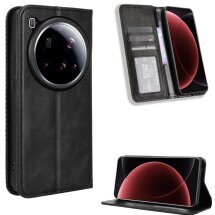 Чехол Deexe Retro Style для Xiaomi 15 Ultra - Black: фото 1 из 18
