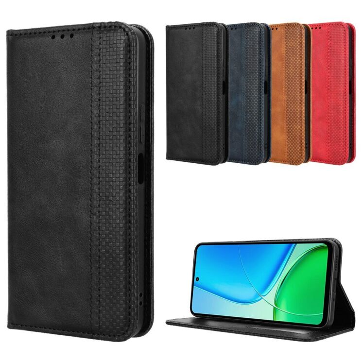 Чохол Deexe Retro Style для Xiaomi 15 Ultra - Black: фото 9 з 18
