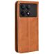 Чохол Deexe Retro Style для Xiaomi Poco F6 Pro - Brown (354901Z). Фото 6 з 7