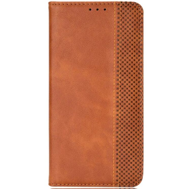 Чохол Deexe Retro Style для Xiaomi Poco F6 Pro - Brown: фото 5 з 7