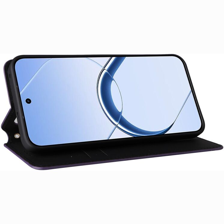 Чохол Deexe Rhombus Book для Realme 16 - Purple: фото 4 з 9