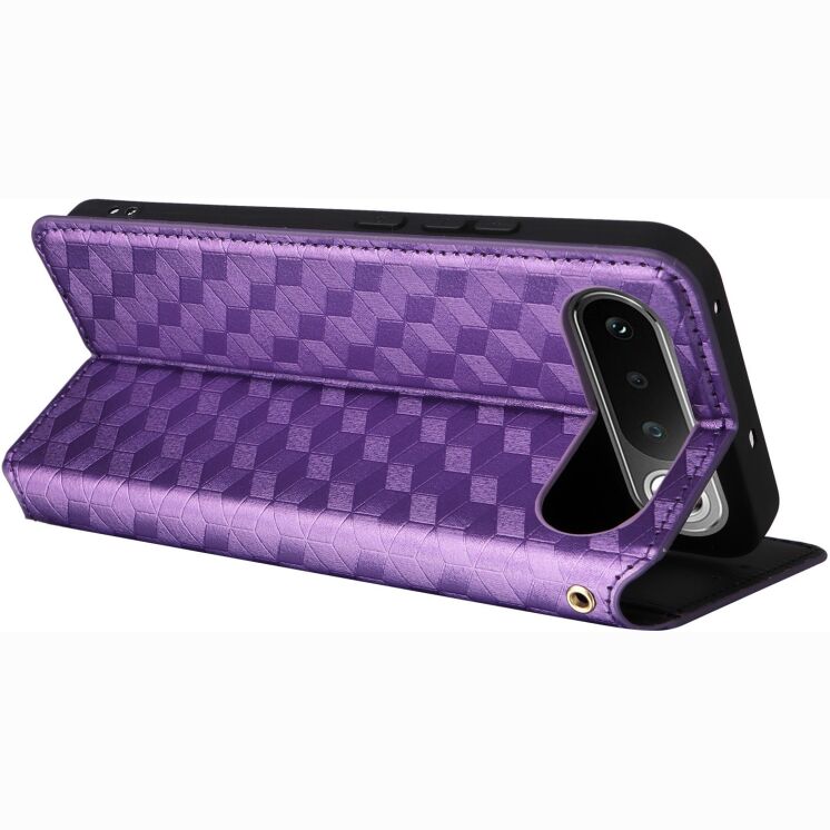 Чохол Deexe Rhombus Book для Realme 16 - Purple: фото 5 з 9
