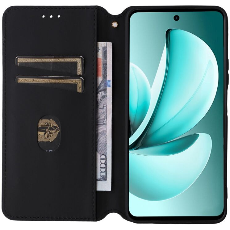 Чохол Deexe Rhombus Book для Realme C71 - Purple: фото 2 з 6