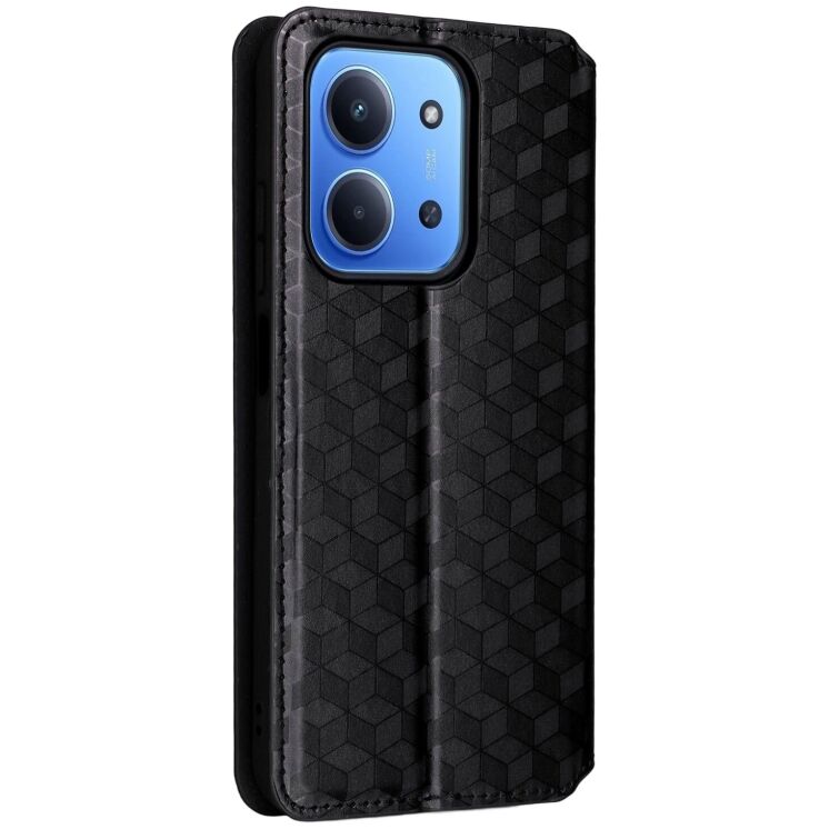 Чохол Deexe Rhombus Book для Xiaomi Redmi 15C / Poco C85 - Black: фото 8 з 10