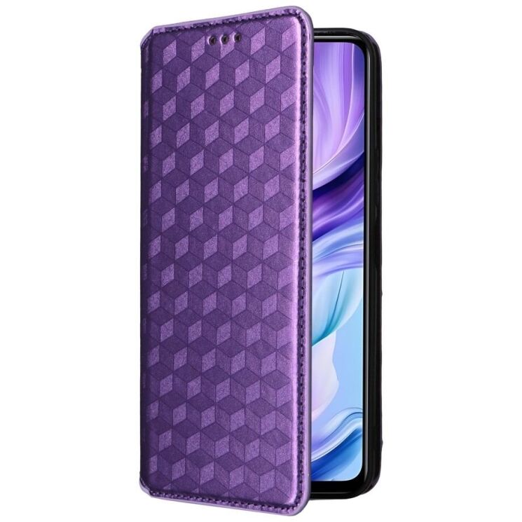 Чехол Deexe Rhombus Book для ZTE Nubia V70 Max - Purple: фото 6 из 10