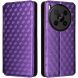 Чехол Deexe Rhombus Book для ZTE Nubia V70 Max - Purple (381200V). Фото 1 из 10