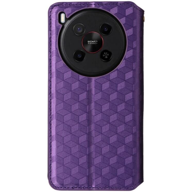 Чехол Deexe Rhombus Book для ZTE Nubia V70 Max - Purple: фото 7 из 10