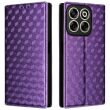 Чехол Deexe Rhombus Book для ZTE Nubia V70 - Purple (381500V)