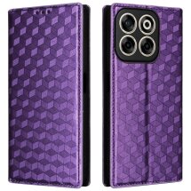 Чехол Deexe Rhombus Book для ZTE Nubia V70 - Purple: фото 1 из 7