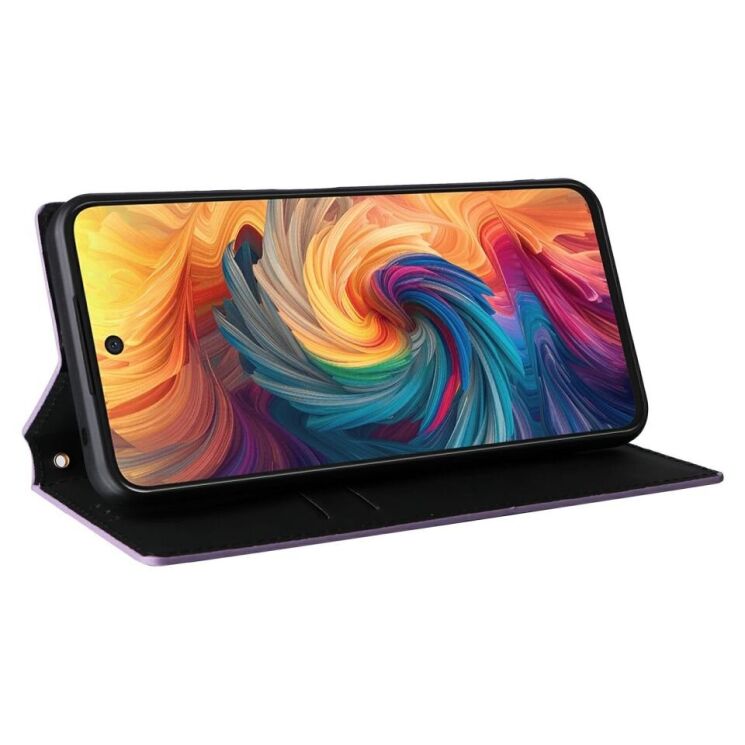 Чехол Deexe Rhombus Book для ZTE Nubia V70 - Purple: фото 3 из 7